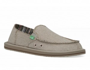 Sanuk Donna Hemp Natural Sidewalk Surfers Beige | YUGR-85176