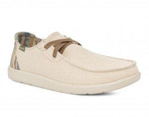 Sanuk Shaka Lite Sl Shoes Beige | PQCA-07325