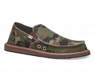 Sanuk Sidewalk Surfer Woodland Sidewalk Surfers Camo | WIZH-87029