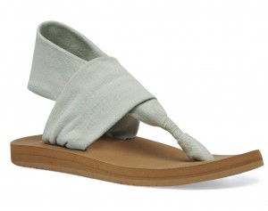 Sanuk Sling St Desert Sage Sandals Olive | KVXO-80213