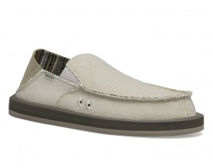 Sanuk Vagabond St Natural Shoes Beige | VXEU-17395