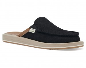 Sanuk You Got My Back St Hemp Ebony Shoes Ebony | DHQK-80135