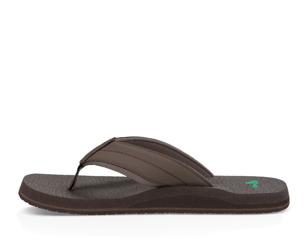 Sanuk Beer Cozy 2 Sandals Dark Brown | LTVD-20638