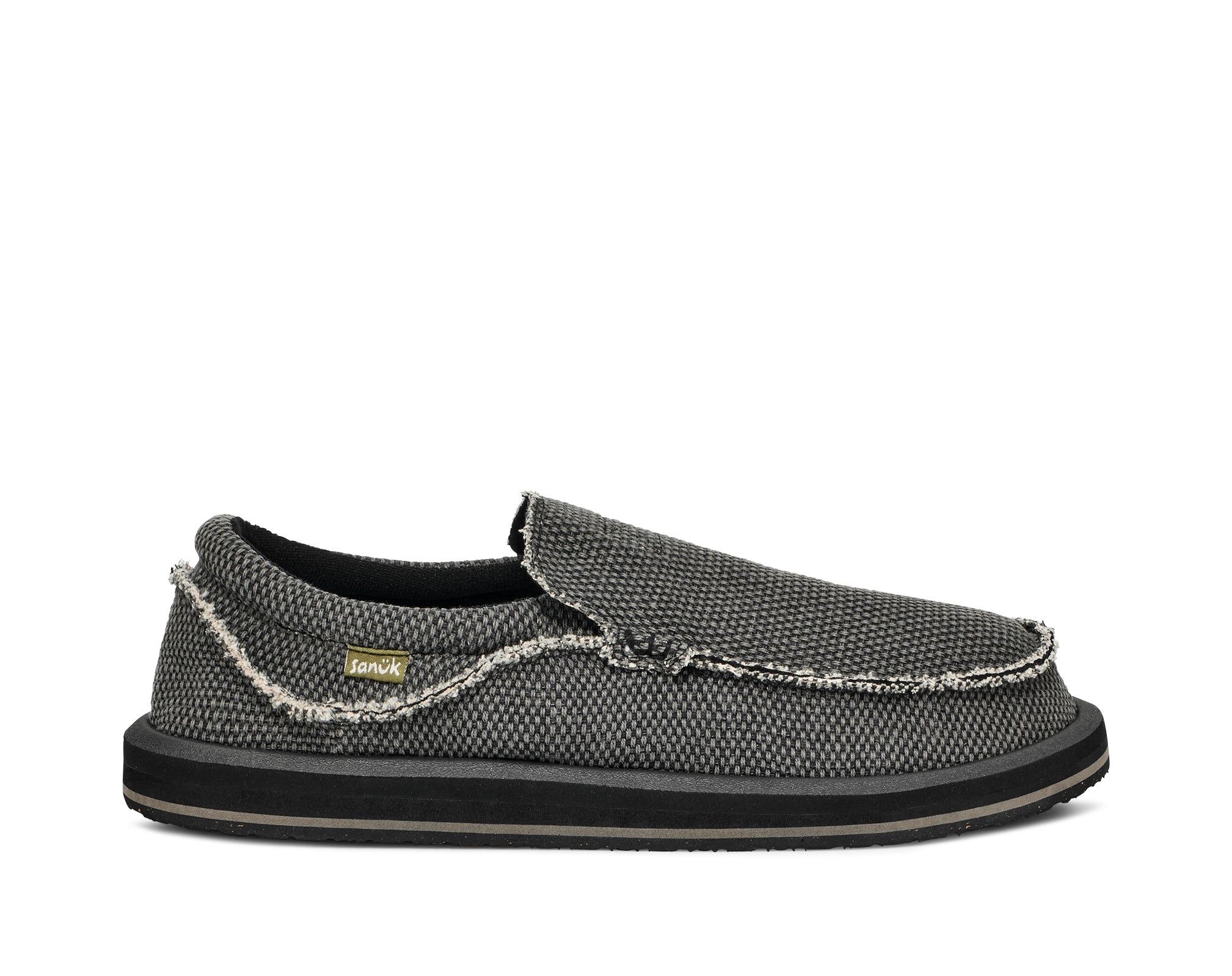 Sanuk Chiba St Shoes Black | YSTJ-21376