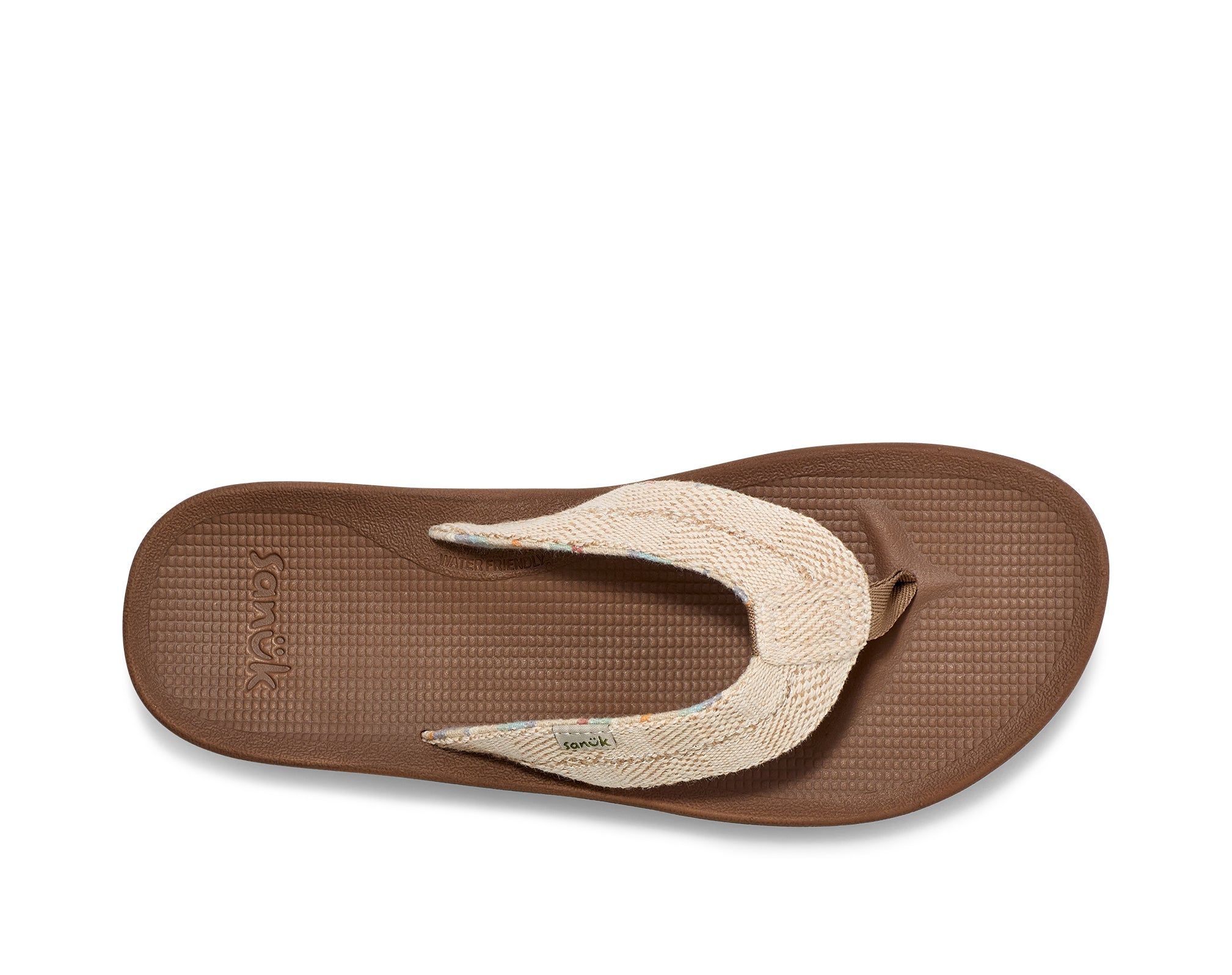 Sanuk Cosmic Coast Hemp Sandals Beige | DHXF-96427