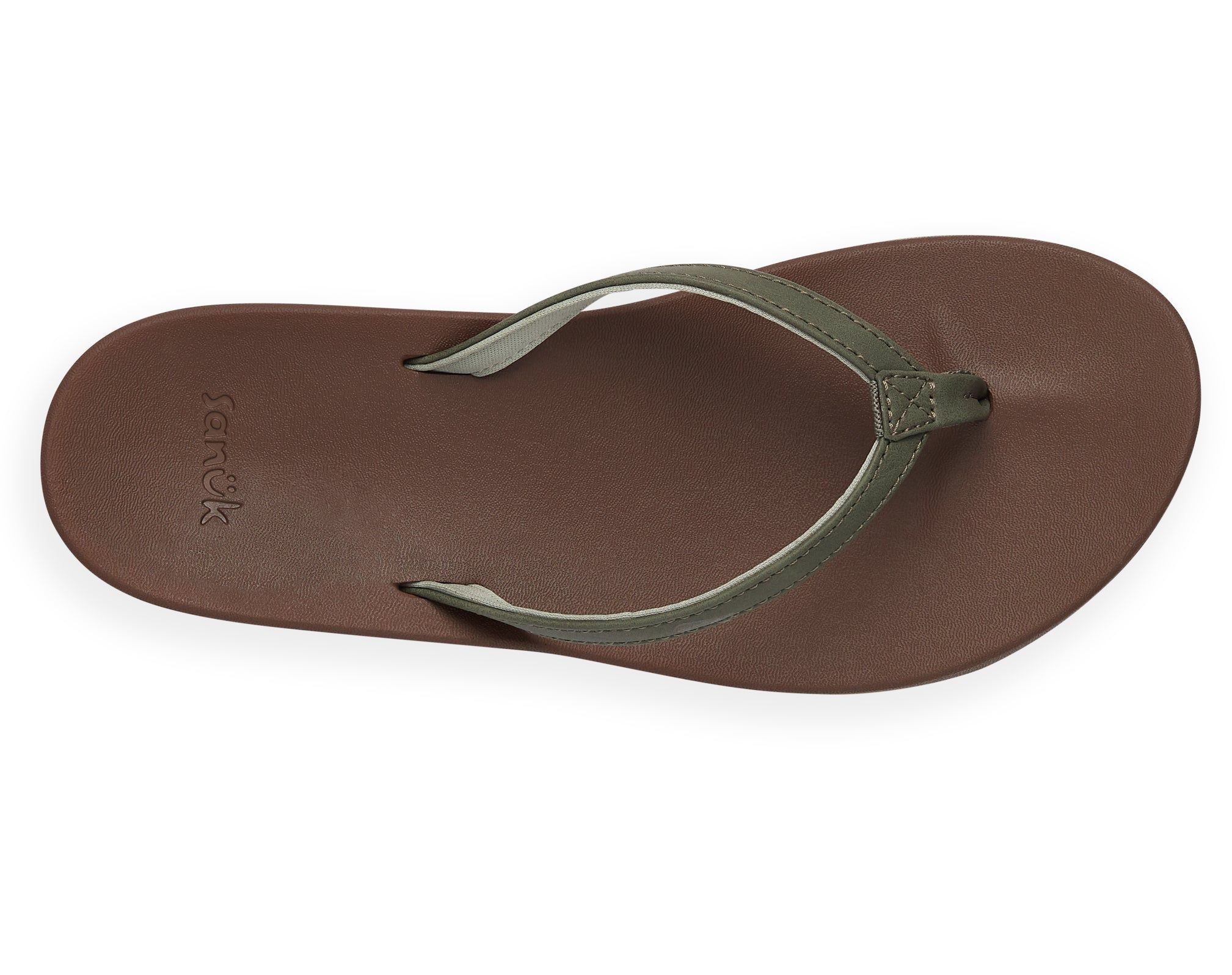 Sanuk Cosmic Yoga Joy Burnt Sandals Olive | SWRP-71023