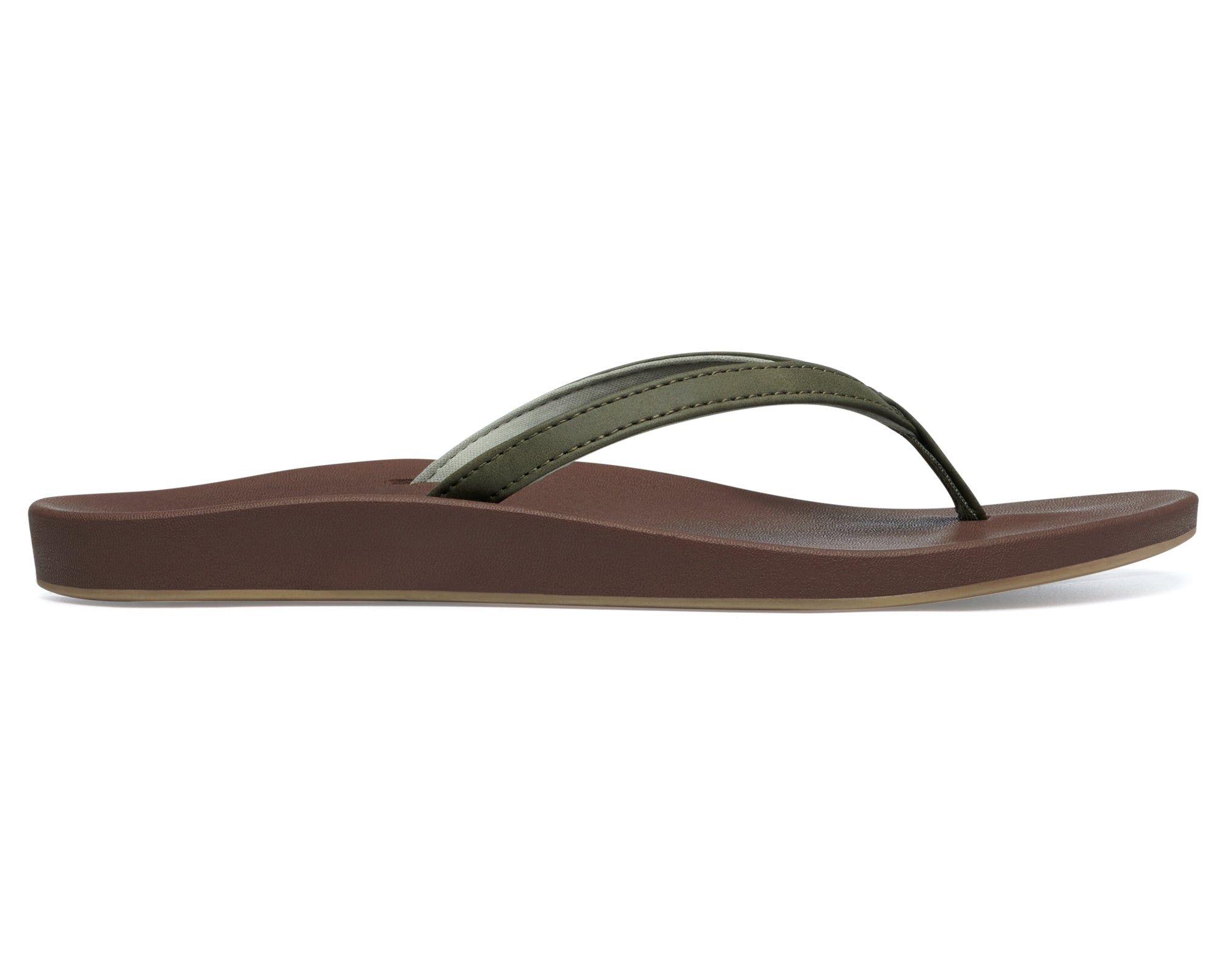 Sanuk Cosmic Yoga Joy Burnt Sandals Olive | SWRP-71023