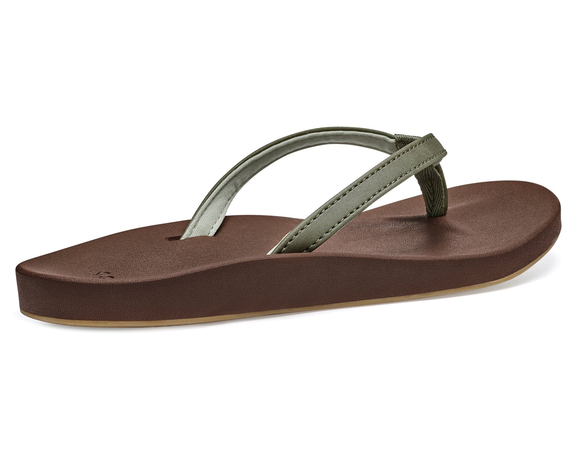 Sanuk Cosmic Yoga Joy Burnt Sandals Olive | SWRP-71023