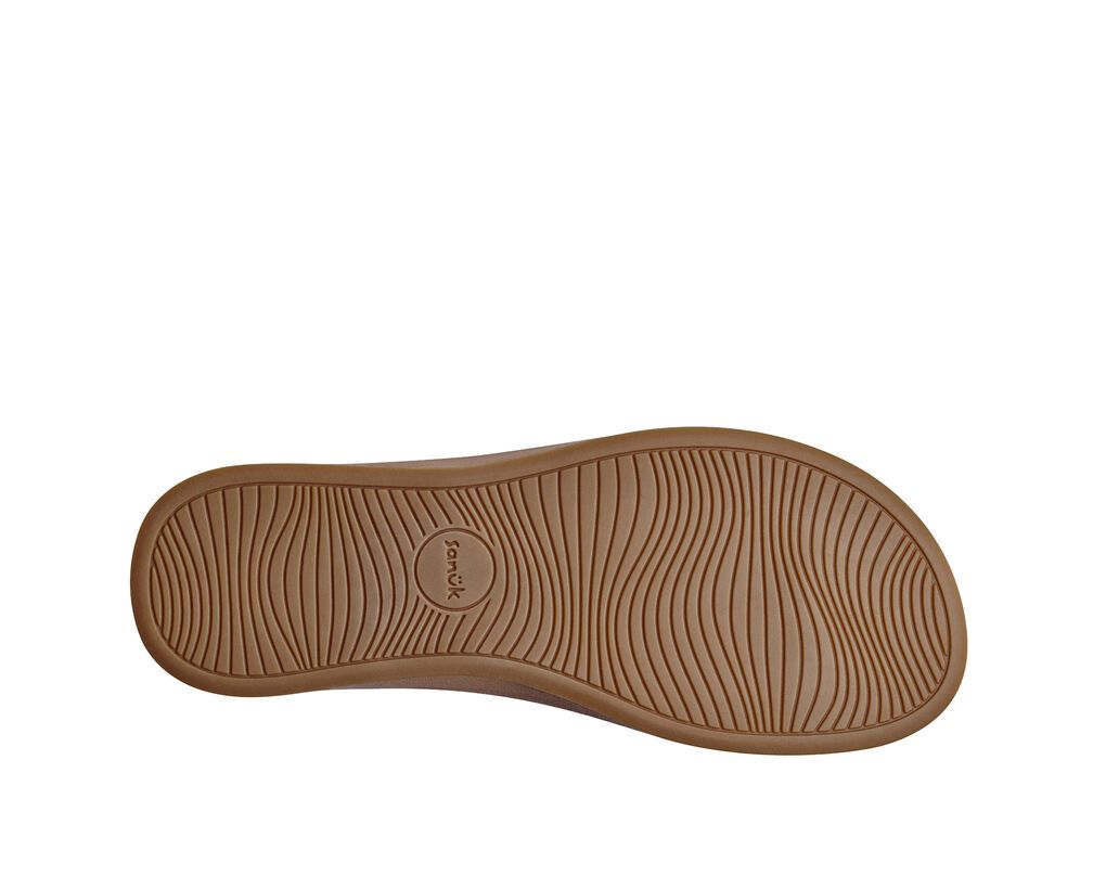 Sanuk Cosmic Yoga Mat Lx Sandals Brown | IMRG-42081