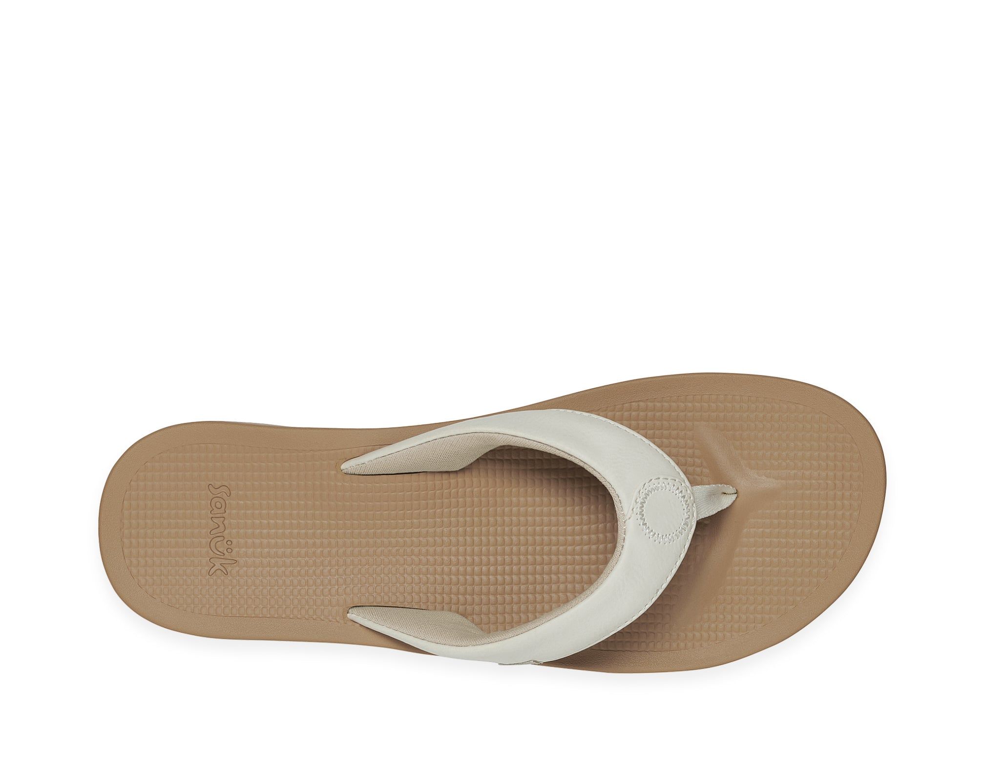 Sanuk Cosmic Yoga Mat Sandals White / Brown | IMCF-27510