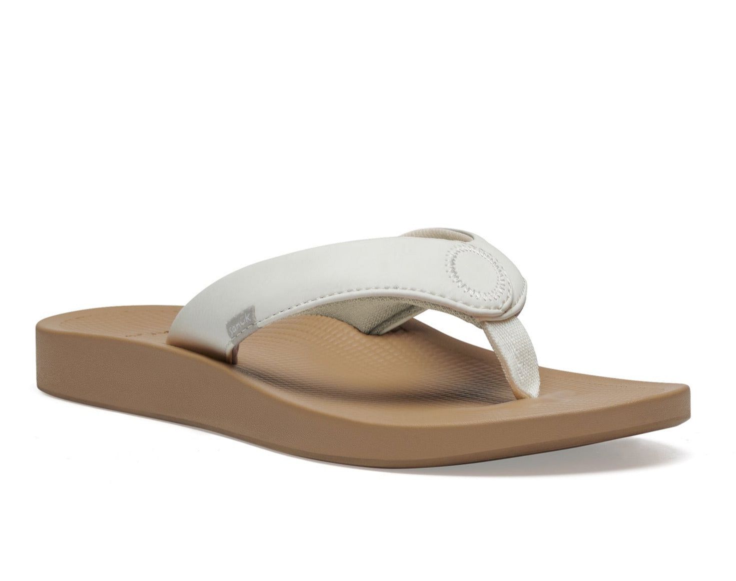 Sanuk Cosmic Yoga Mat Sandals White / Brown | IMCF-27510