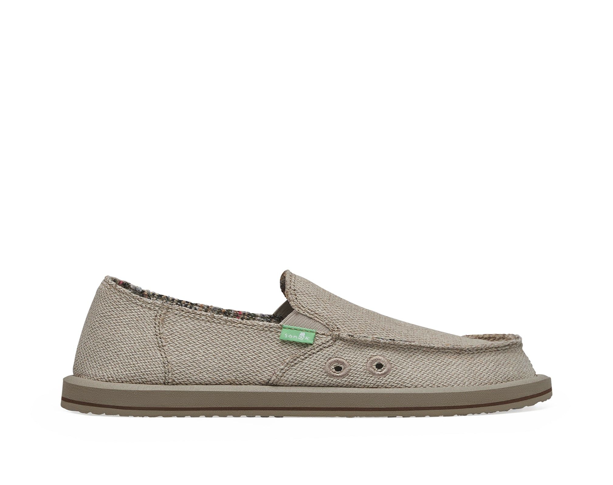 Sanuk Donna Hemp Natural Shoes Beige | ZVNS-32847