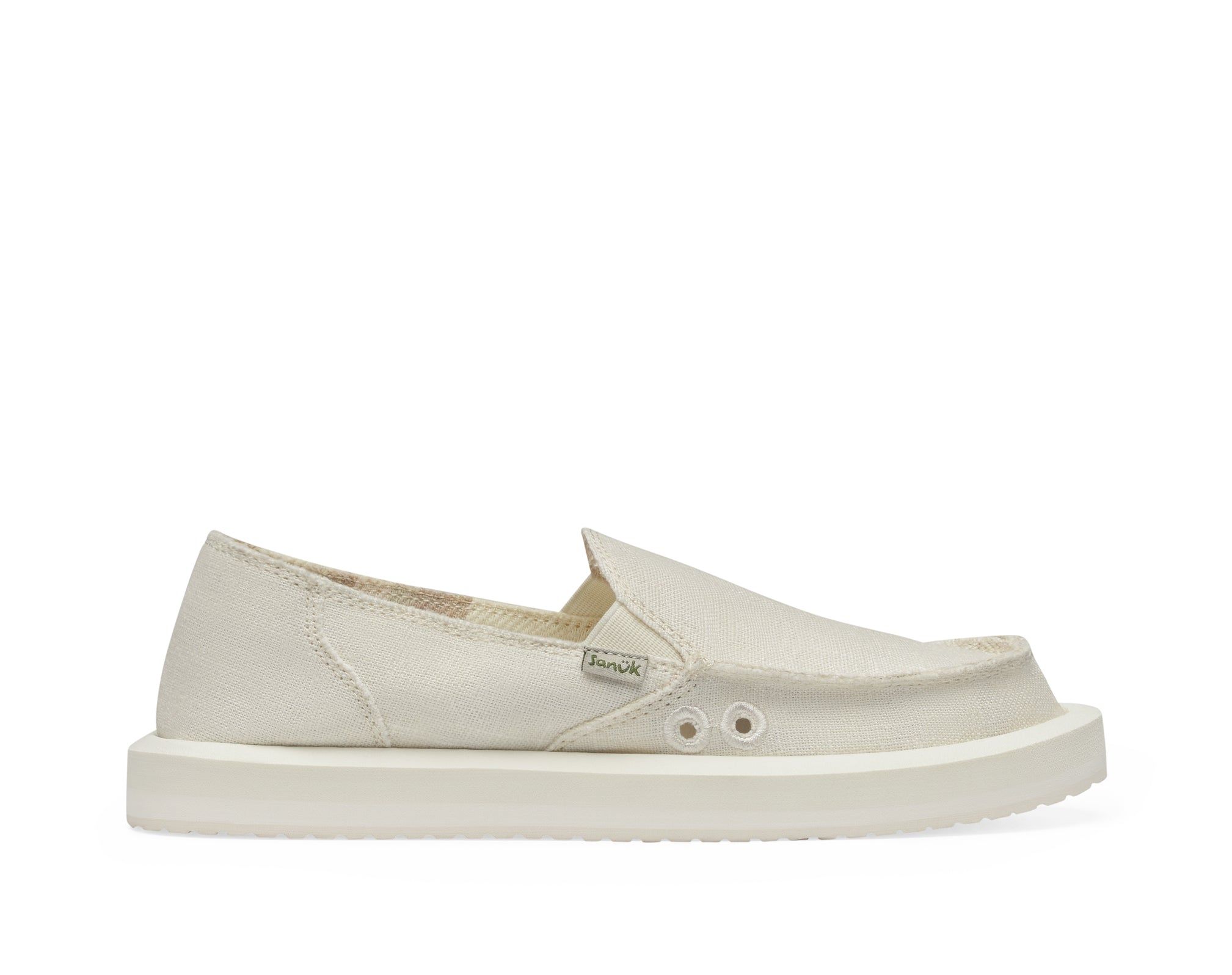 Sanuk Donna St Hemp Shoes White | XEIH-61803