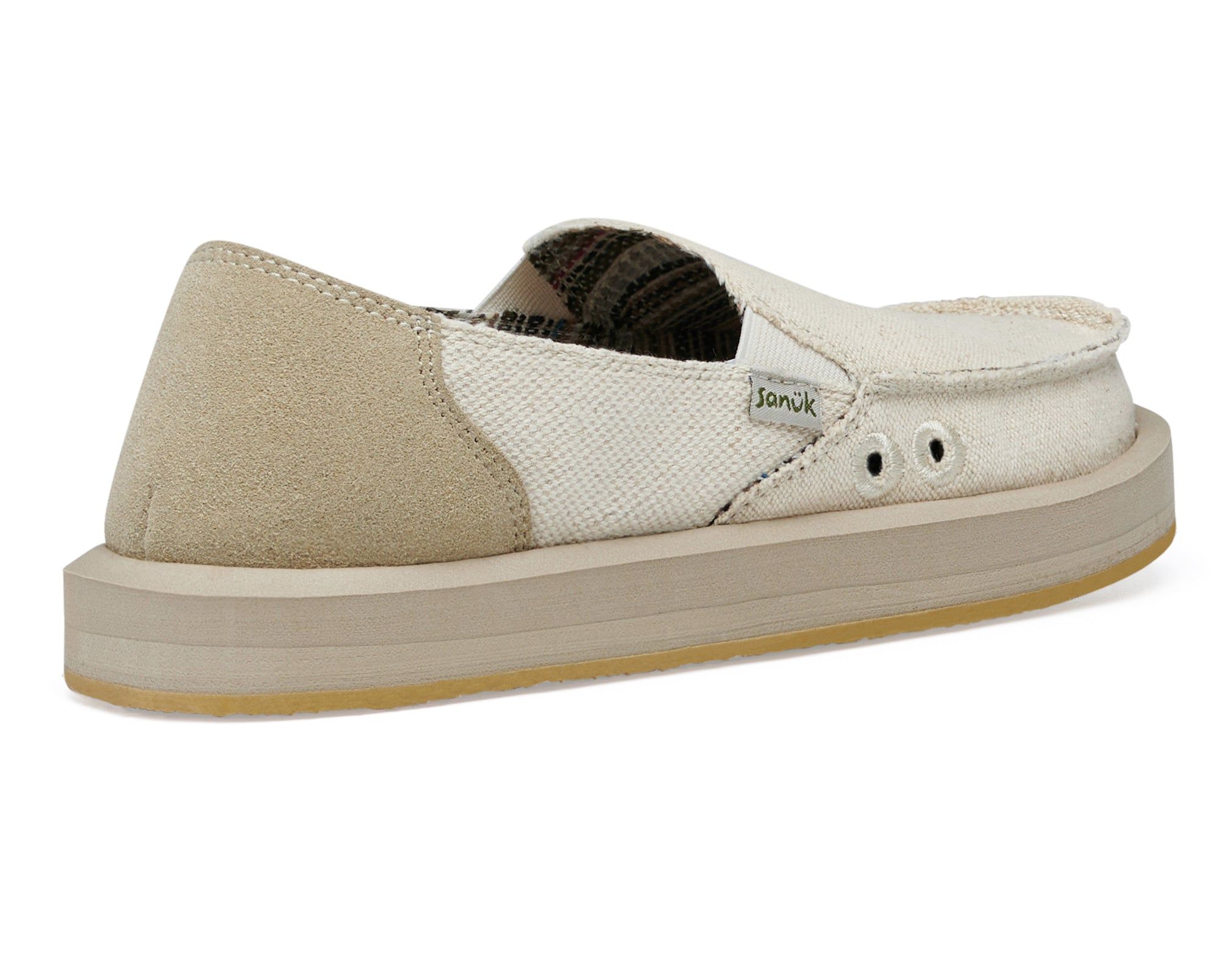 Sanuk Donna St Natural Sidewalk Surfers Beige | TOKH-49835