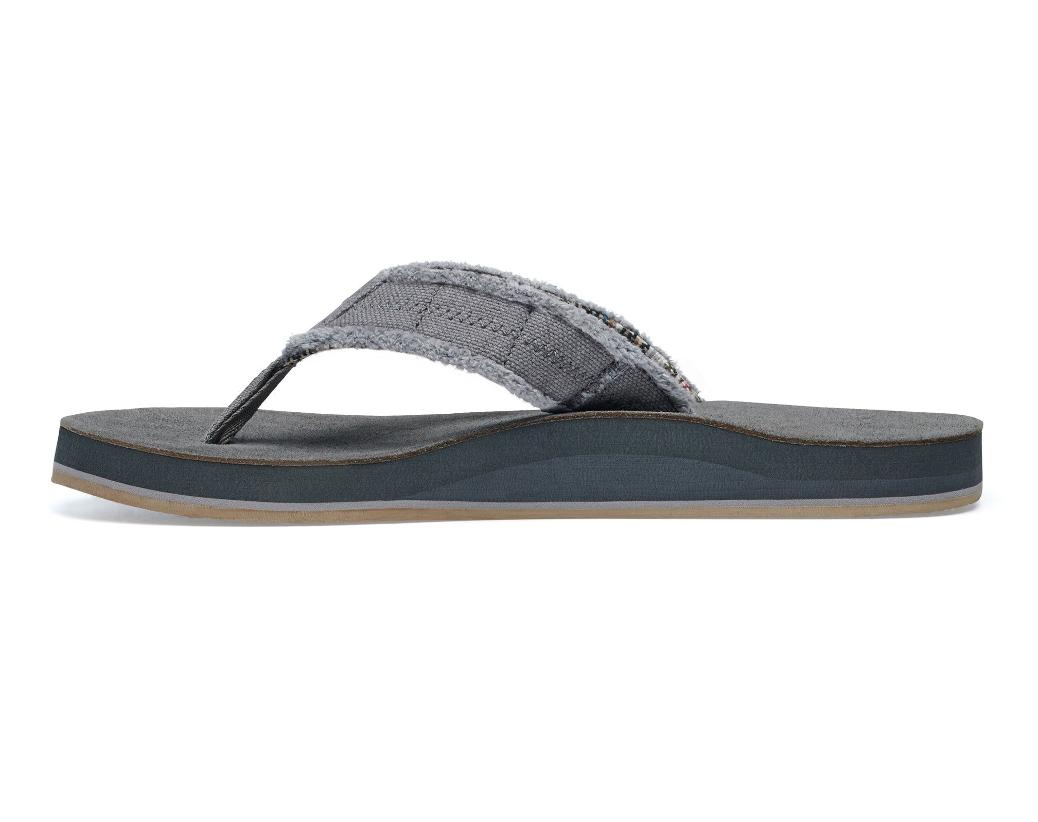 Sanuk Fraid Not St Charcoal Sandals Grey | ADRS-63741