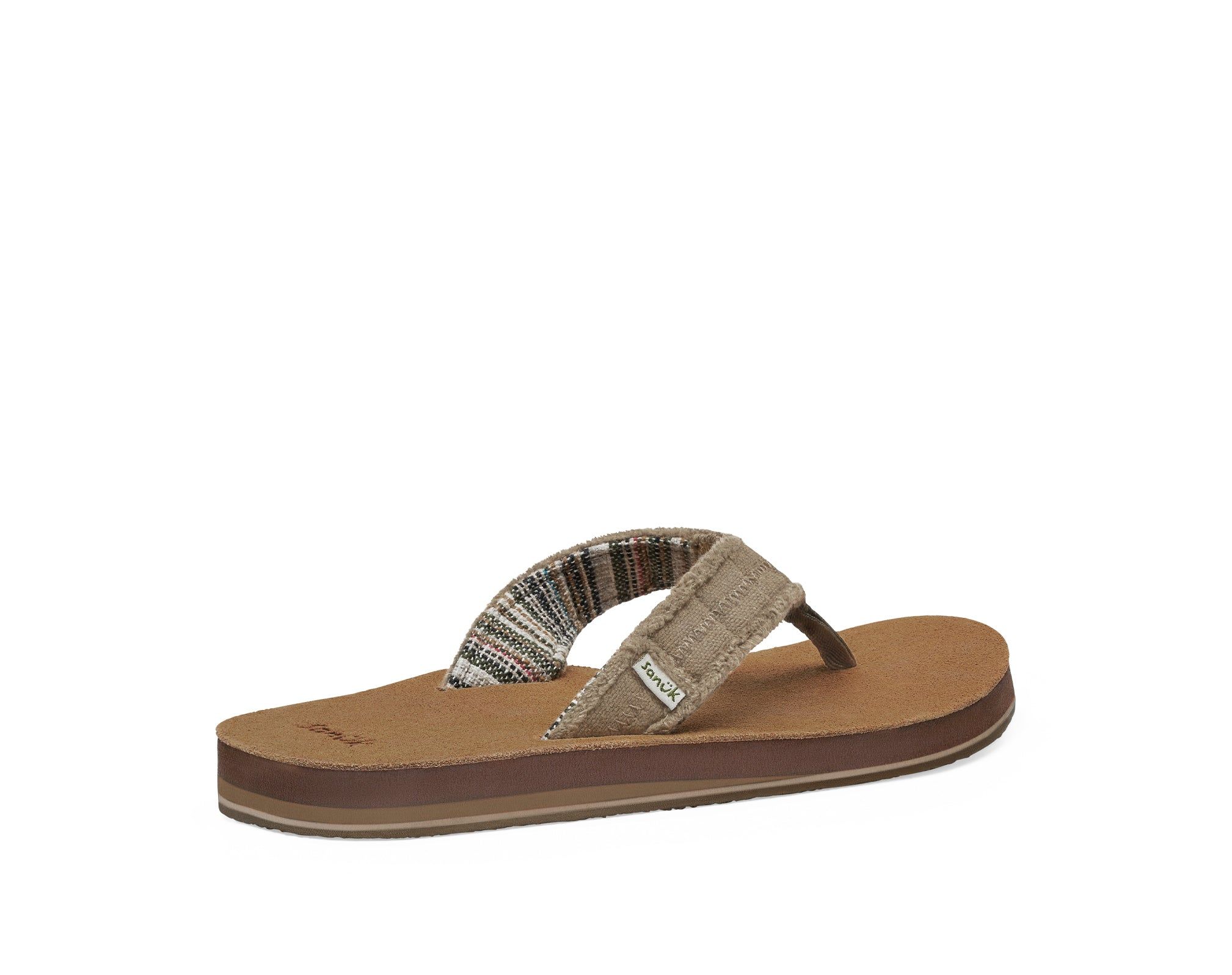 Sanuk Fraid Not St Natural Sandals Beige | IGKN-12347