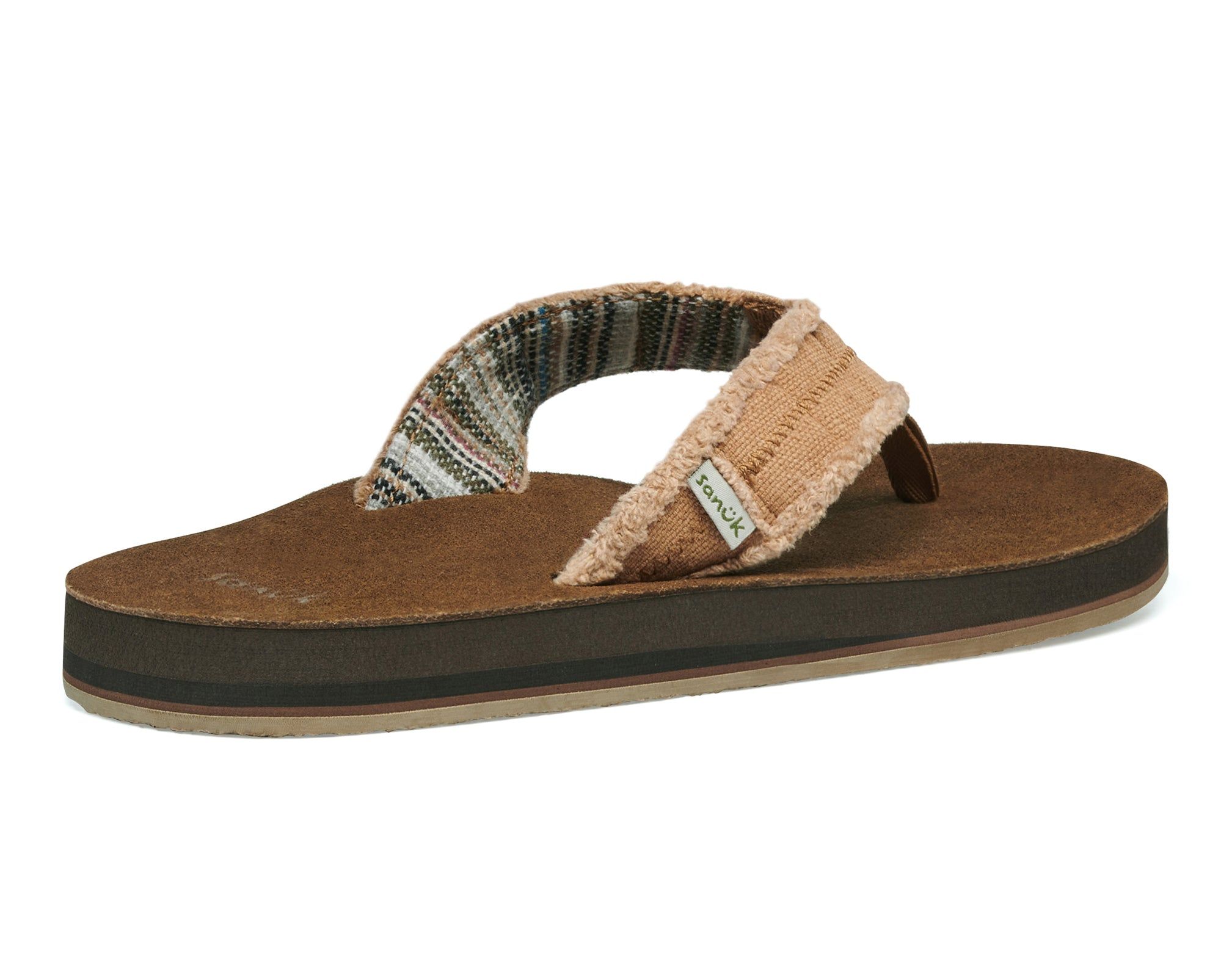 Sanuk Fraid Not St Sandals Khaki | TLXP-02756