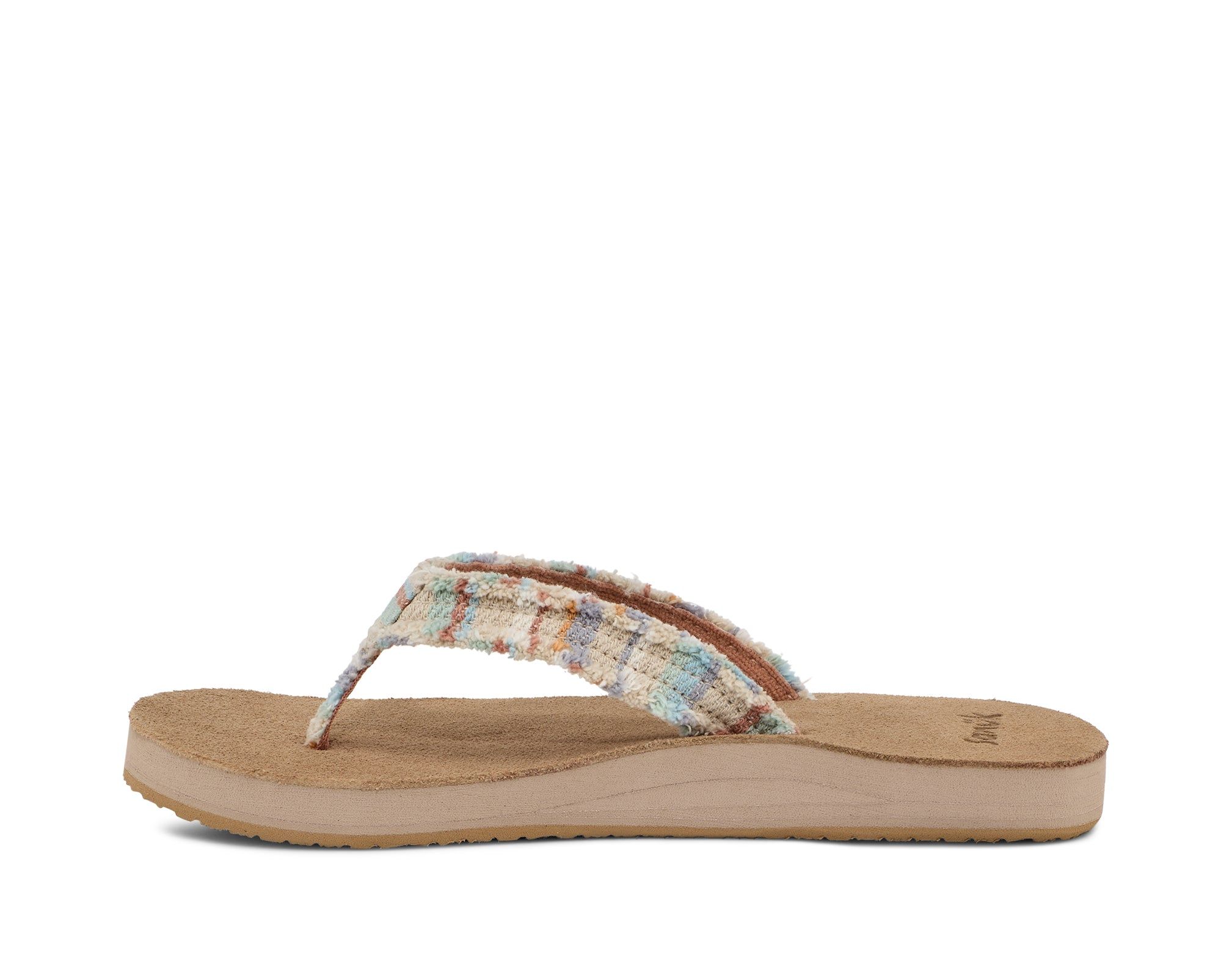 Sanuk Fraidy Cat St Sandals Brown Multicolor | EHDF-08932