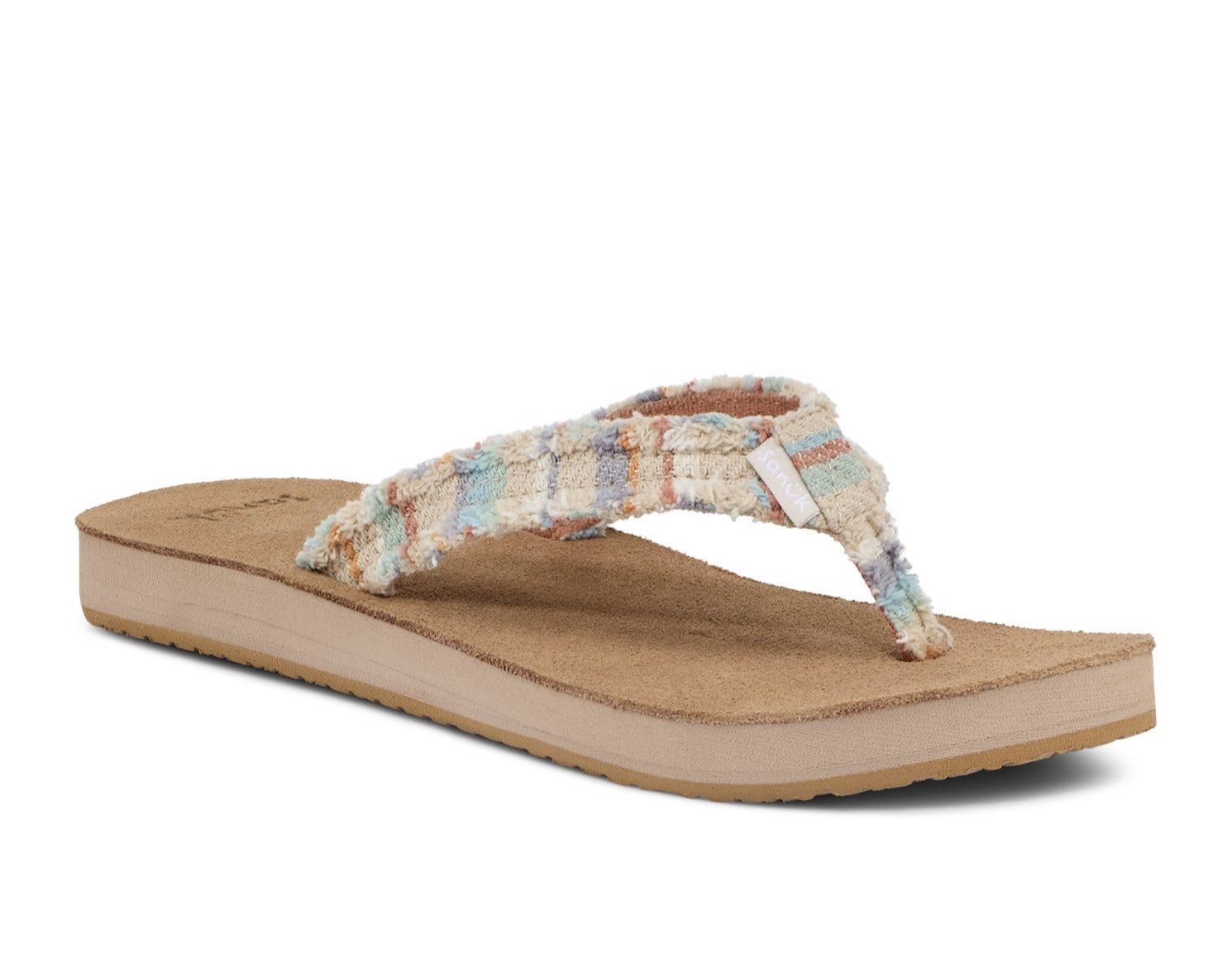 Sanuk Fraidy Cat St Sandals Brown Multicolor | EHDF-08932