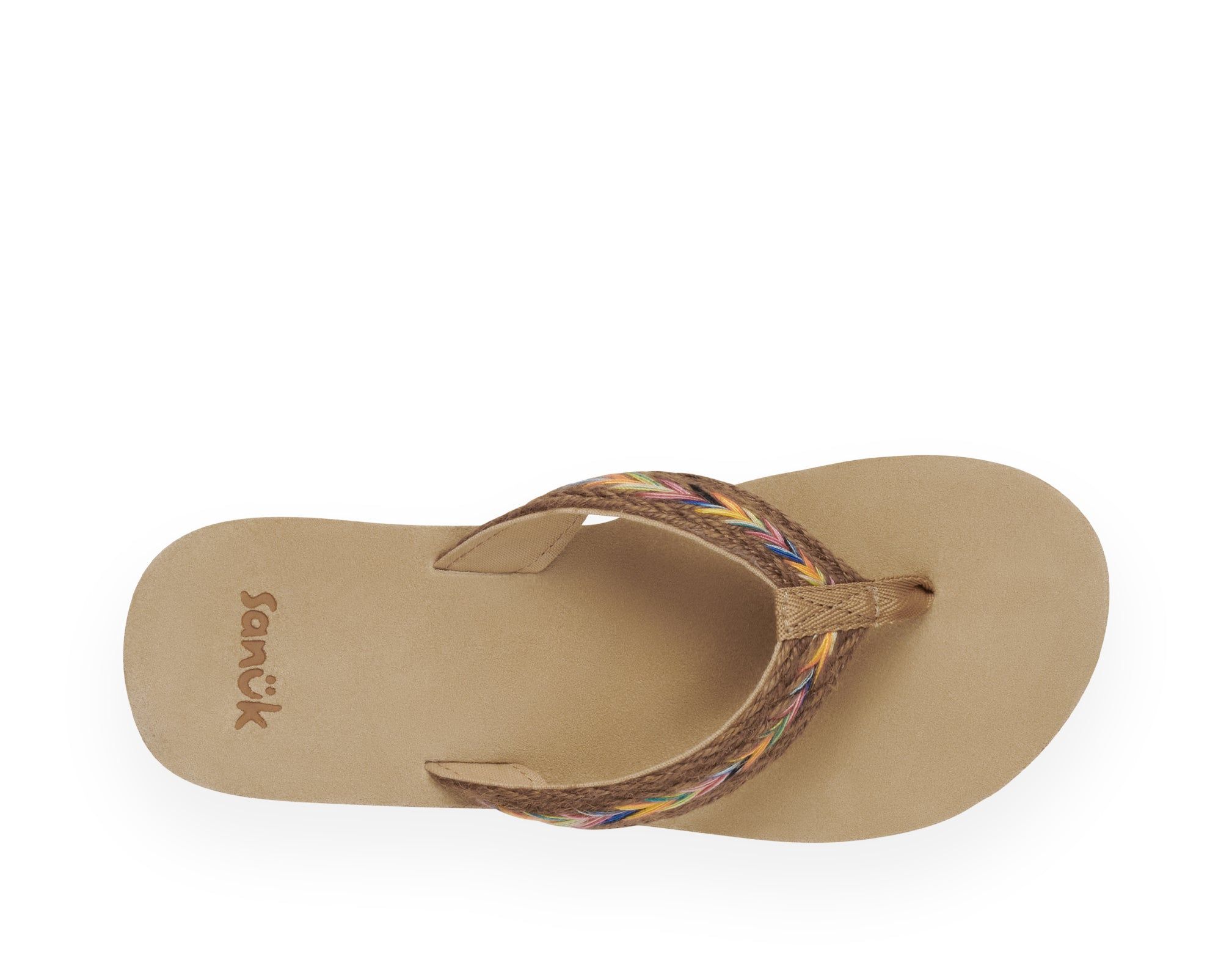 Sanuk Fraidy Hemp Rainbow Sandals Multicolor | XHQU-69130