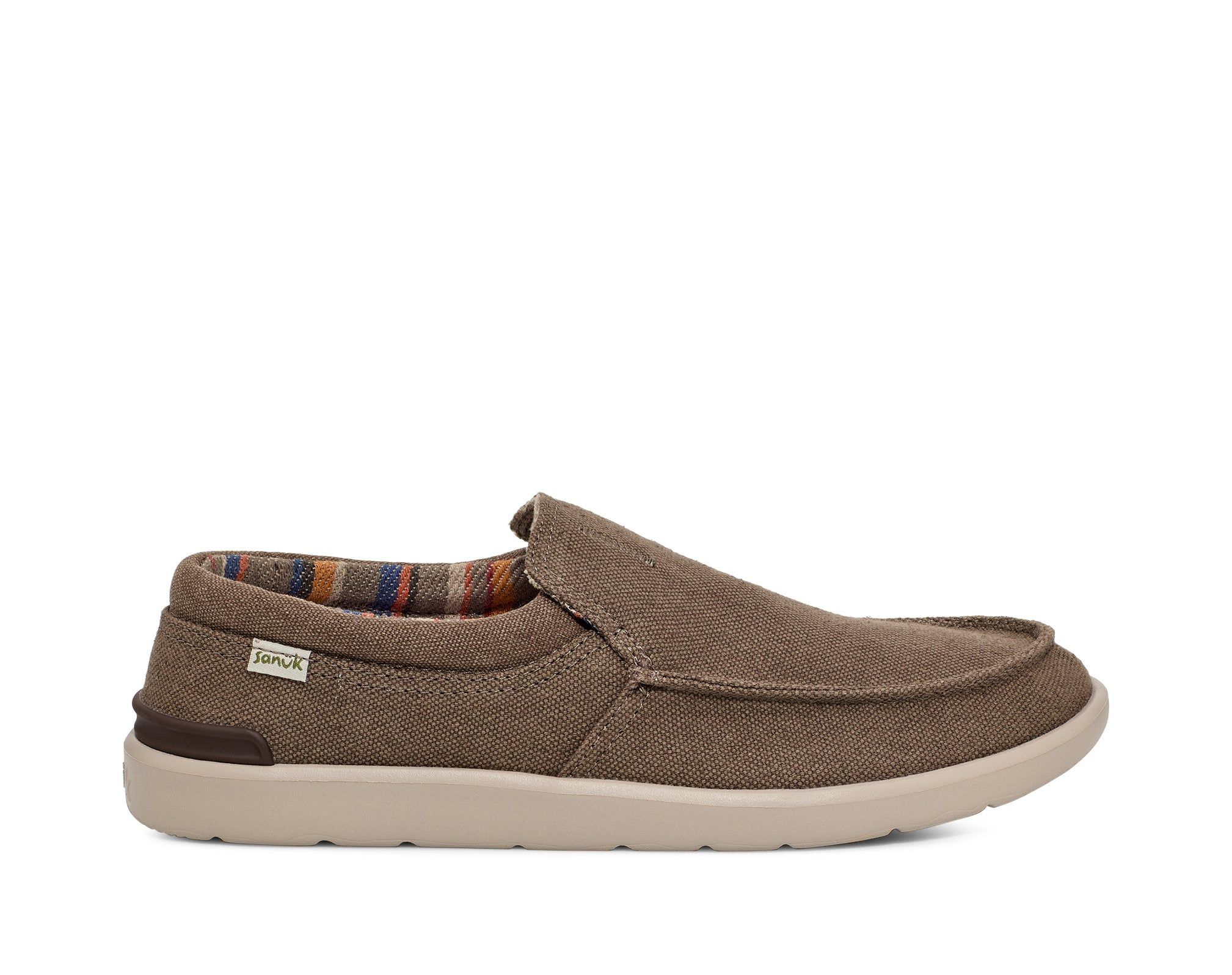 Sanuk Hangout Lite Shoes Brown | XWNK-12963