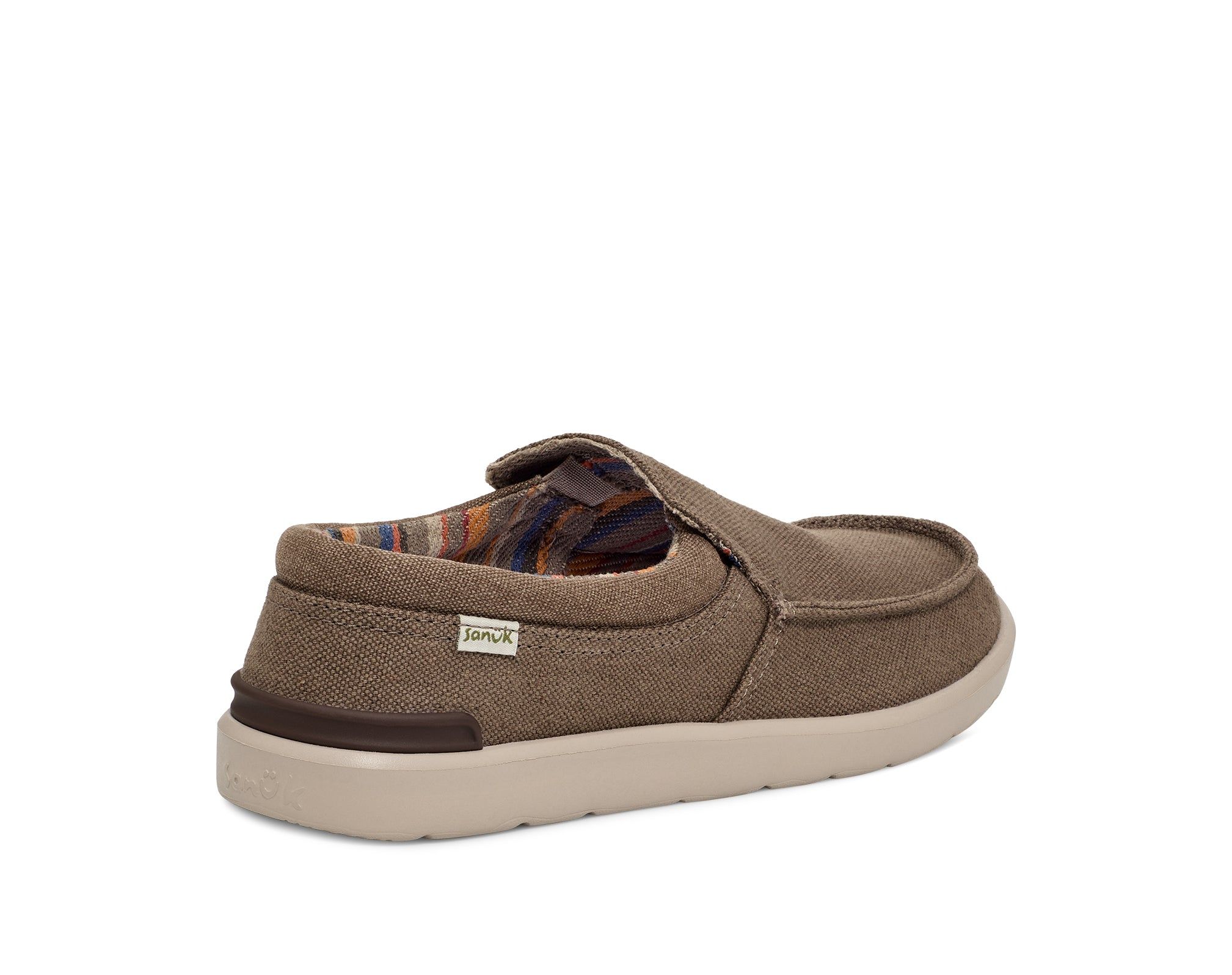 Sanuk Hangout Lite Shoes Brown | XWNK-12963