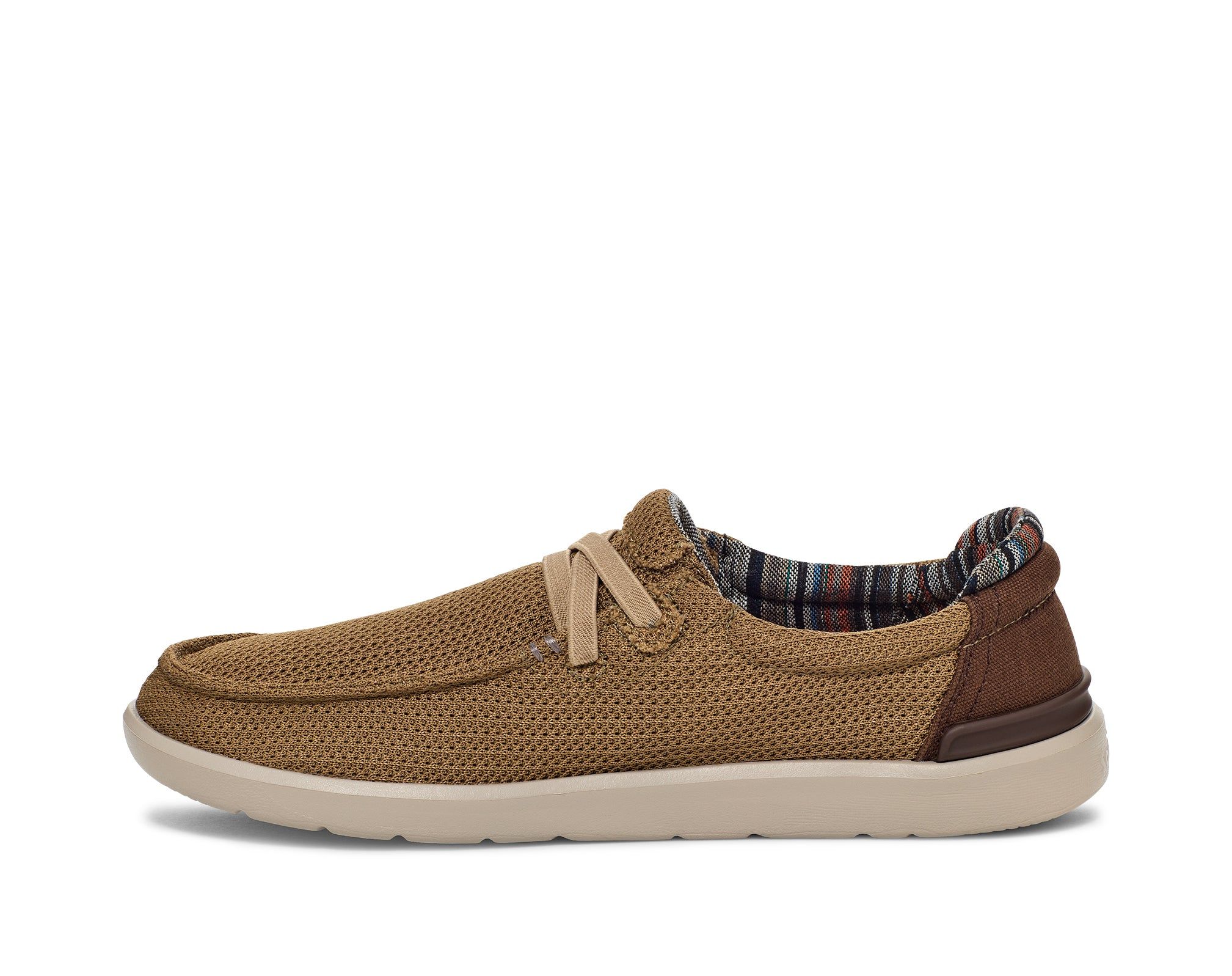 Sanuk Shaka Lite 2 Knit Shoes Khaki | IYAD-85174