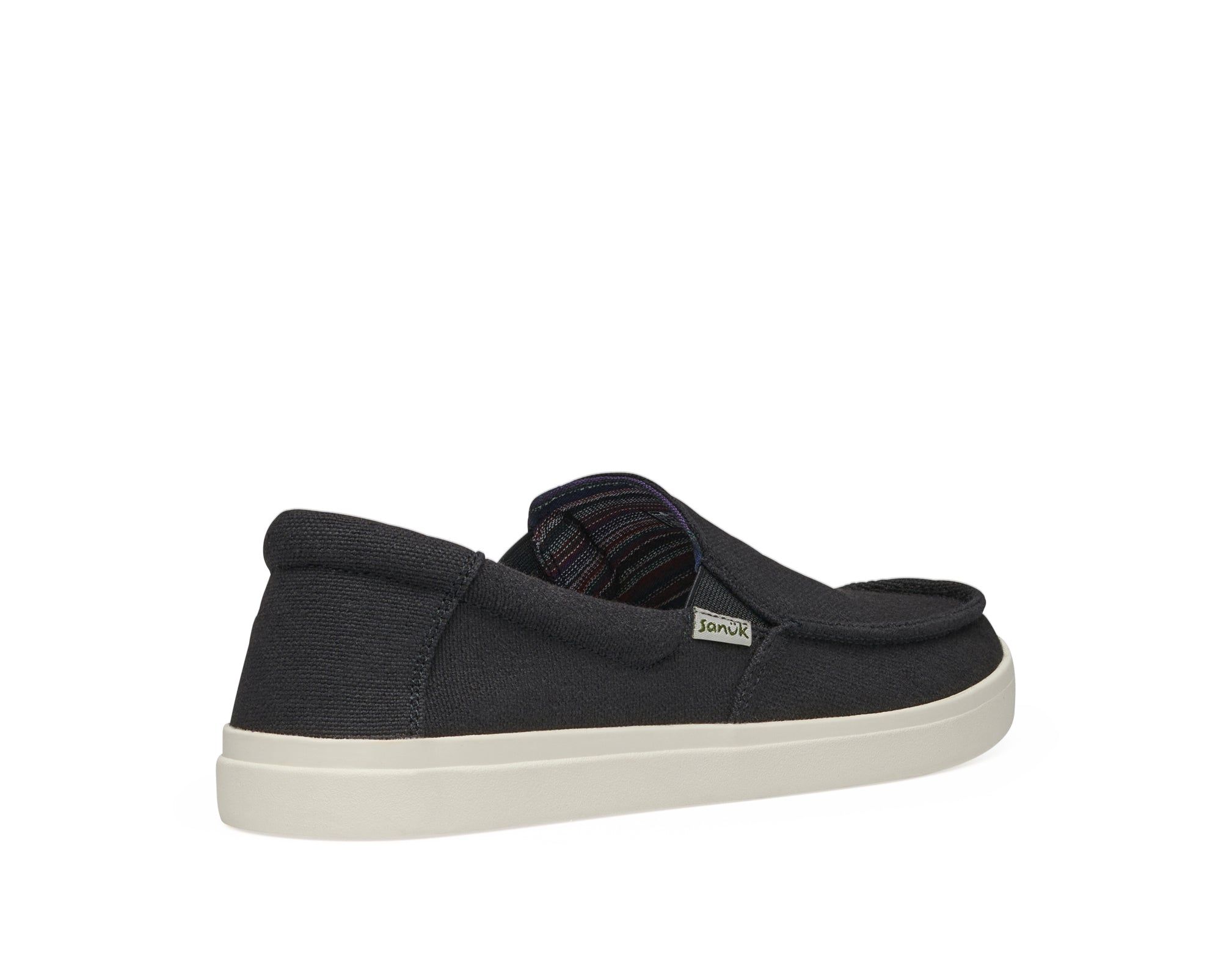 Sanuk Sideline 2 Hemp Shoes Black | RAEQ-56981