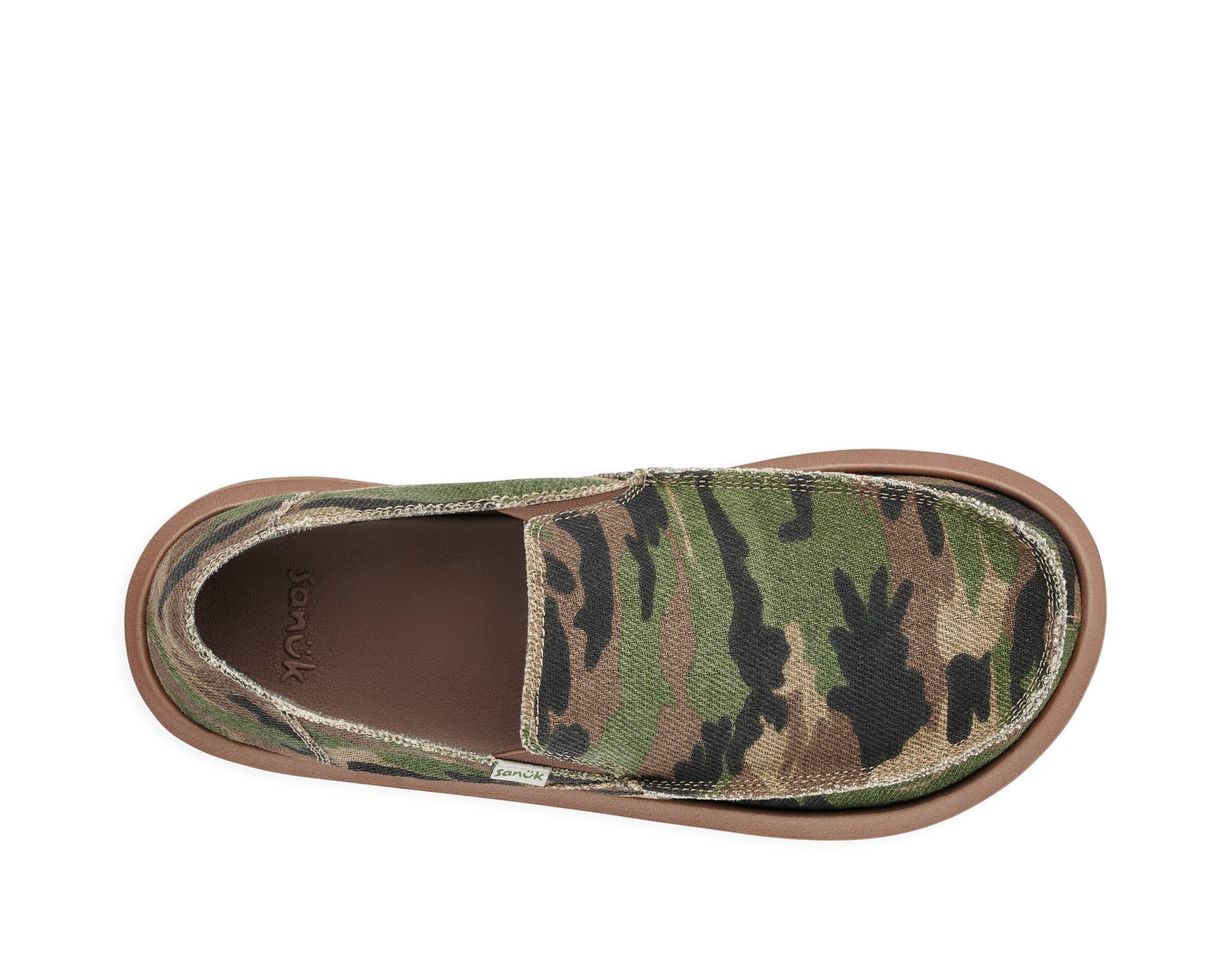 Sanuk Sidewalk Surfer Woodland Shoes Camo | WFEH-31560