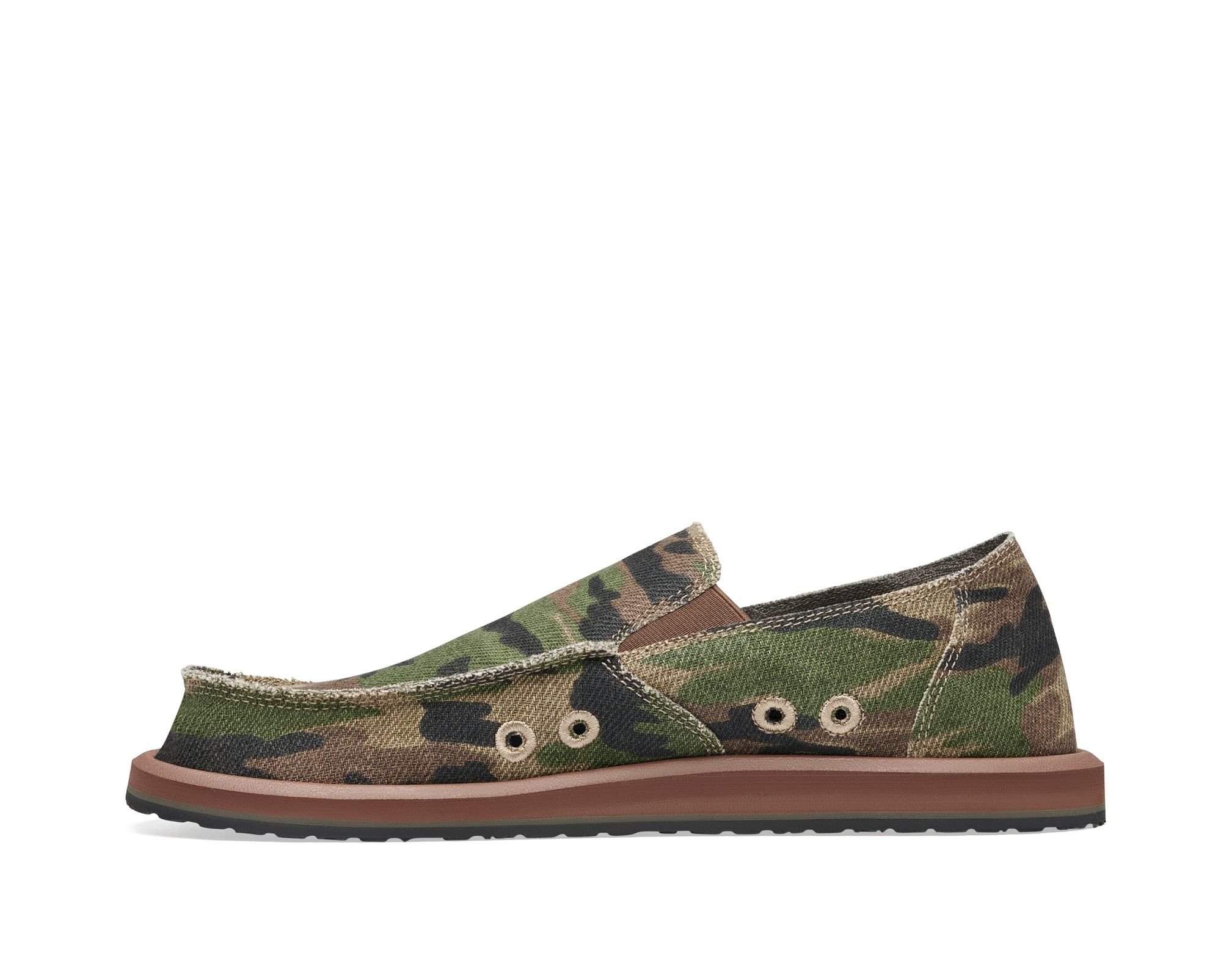 Sanuk Sidewalk Surfer Woodland Shoes Camo | WFEH-31560