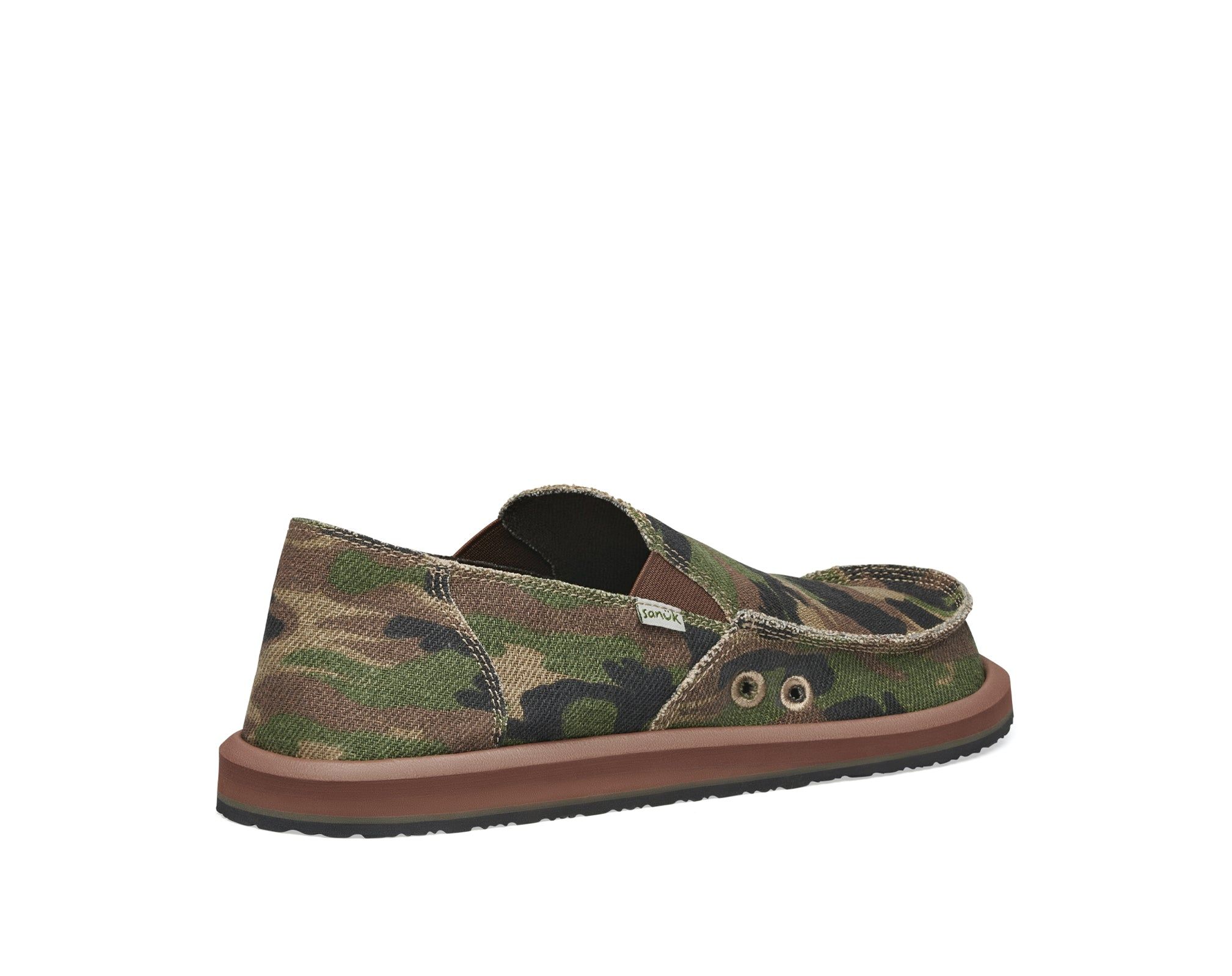 Sanuk Sidewalk Surfer Woodland Shoes Camo | WFEH-31560