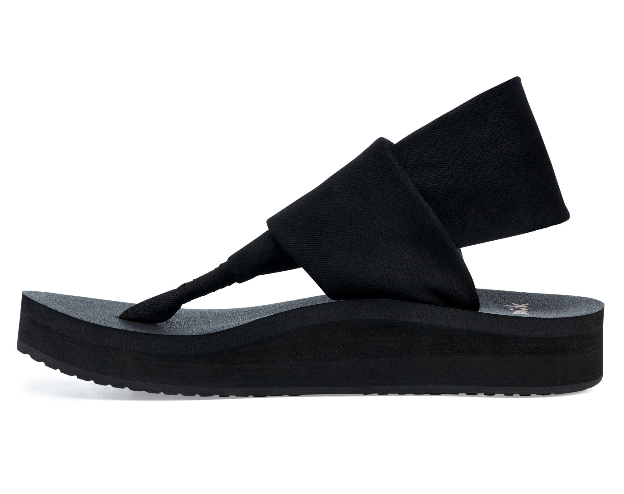 Sanuk Sling St Midform Sandals Black | MNBH-84792