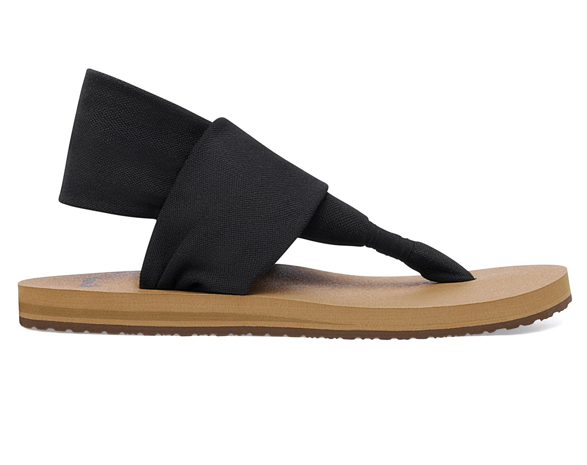 Sanuk Sling St Sandals Black / Brown | YJIU-42390