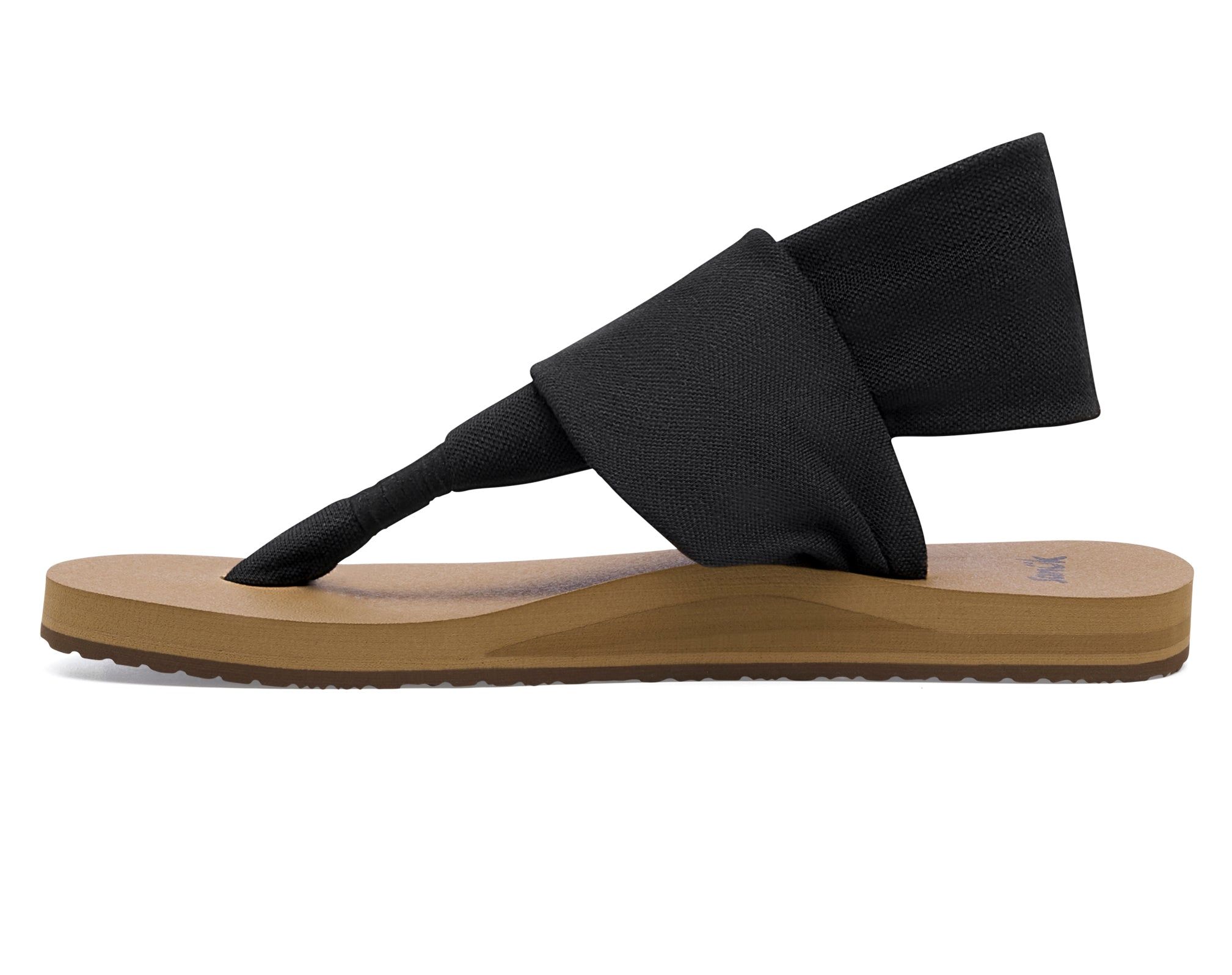 Sanuk Sling St Sandals Black / Brown | YJIU-42390