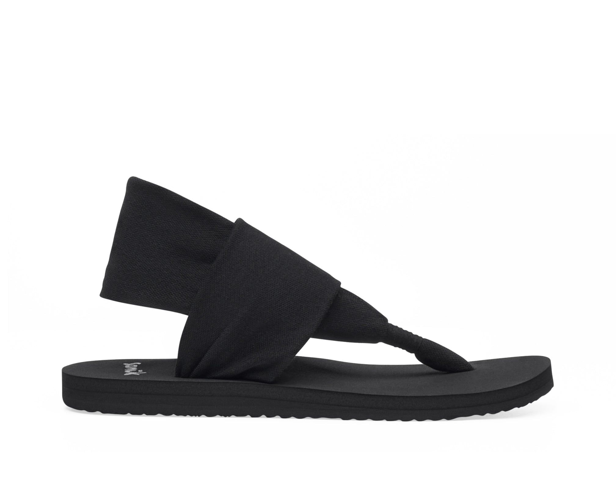 Sanuk Sling St Sandals Black | RVFA-27308