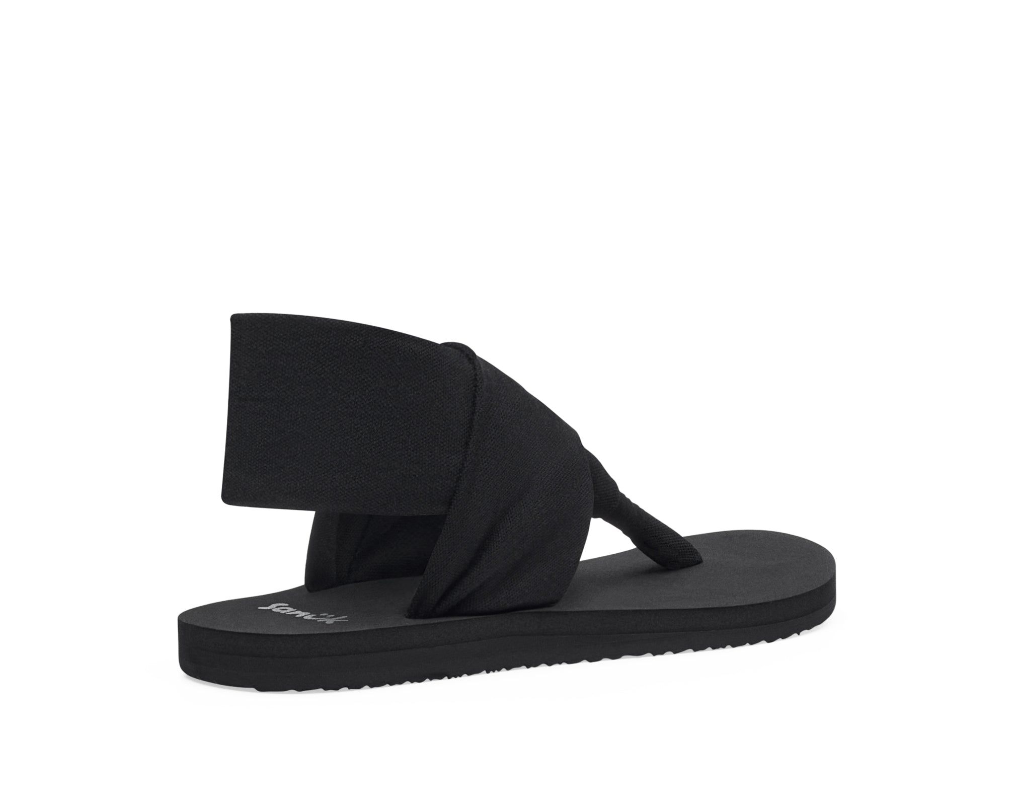 Sanuk Sling St Sandals Black | RVFA-27308