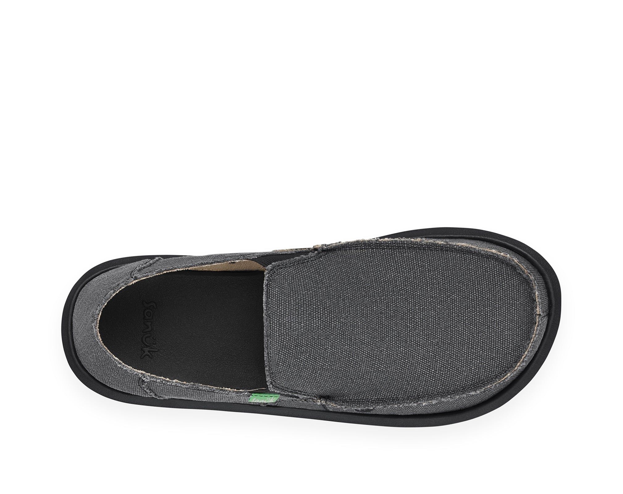 Sanuk Vagabond Charcoal Sidewalk Surfers Grey | JCRY-49506