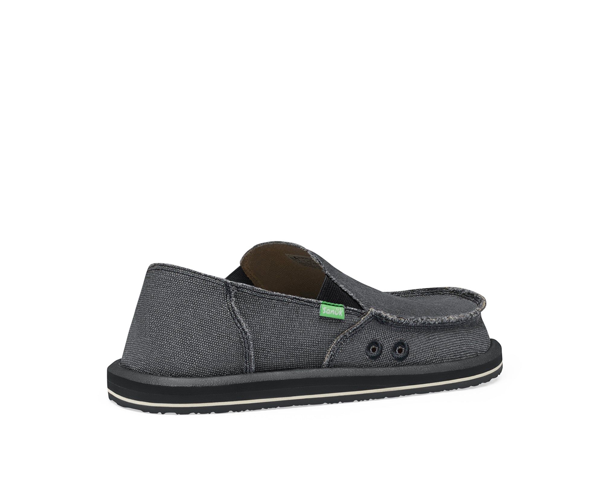 Sanuk Vagabond Charcoal Sidewalk Surfers Grey | JCRY-49506