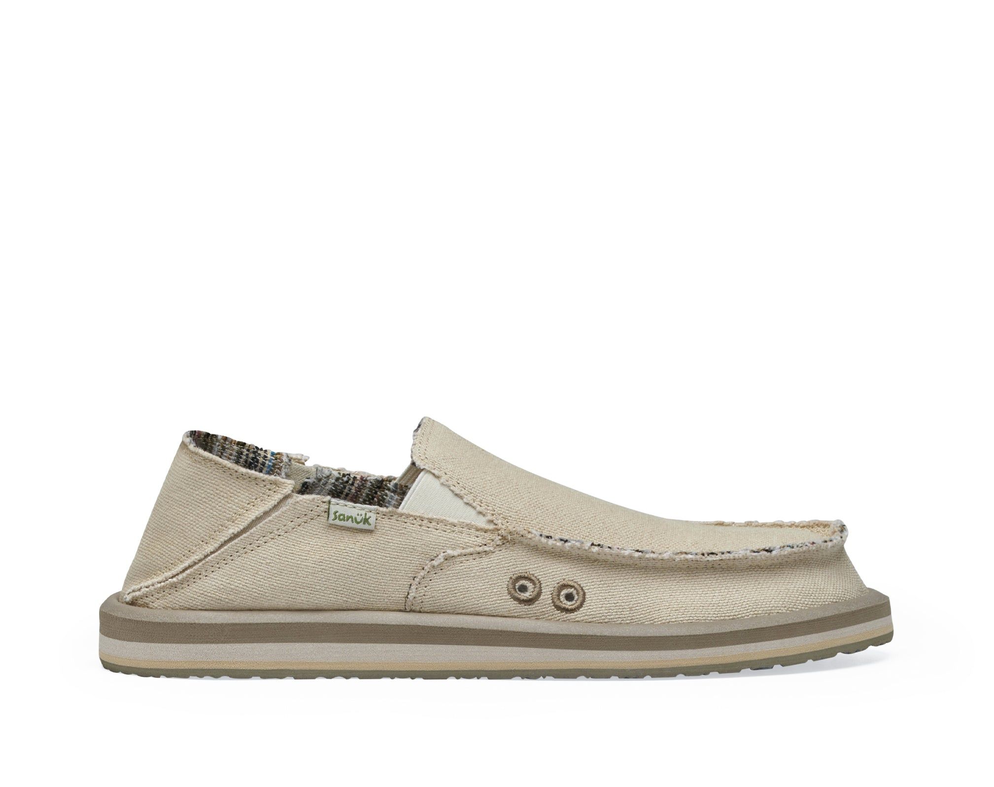 Sanuk Vagabond St Hemp Natural Shoes Beige | UDBO-82753