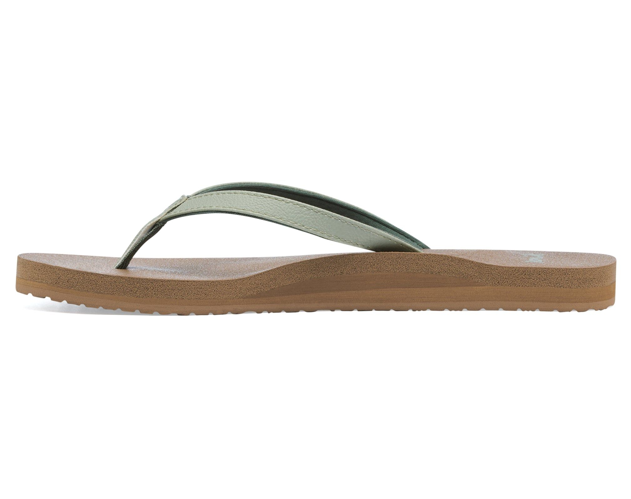 Sanuk Yoga Joy Desert Sage Sandals Olive | KIOP-89310