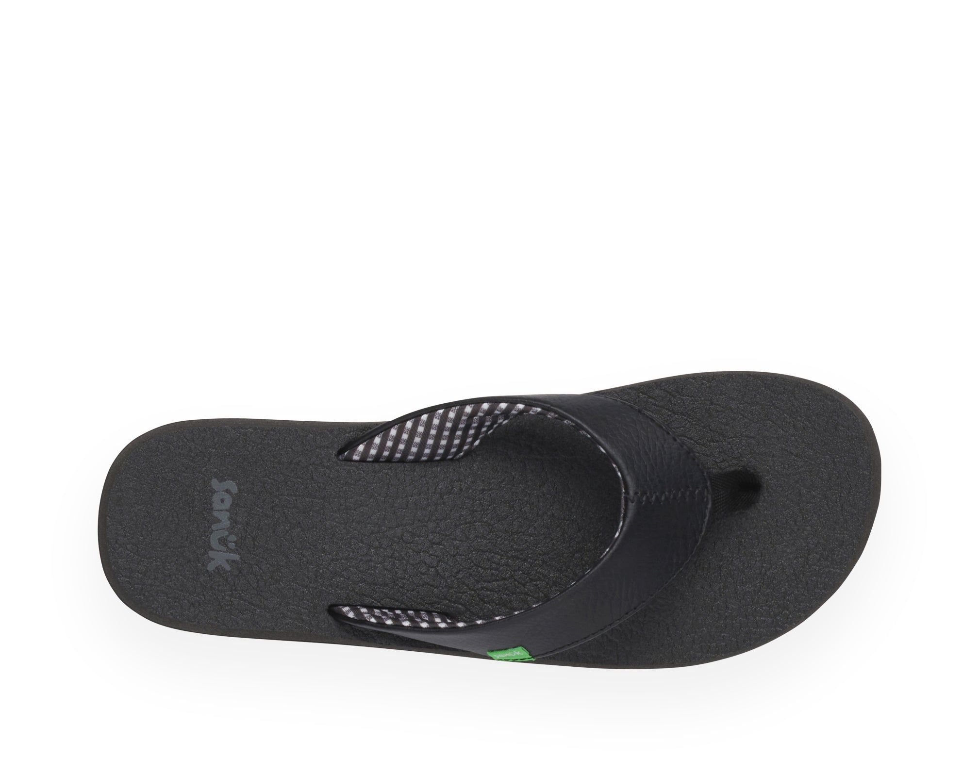 Sanuk Yoga Mat Ebony Sandals Ebony | NGBQ-54923