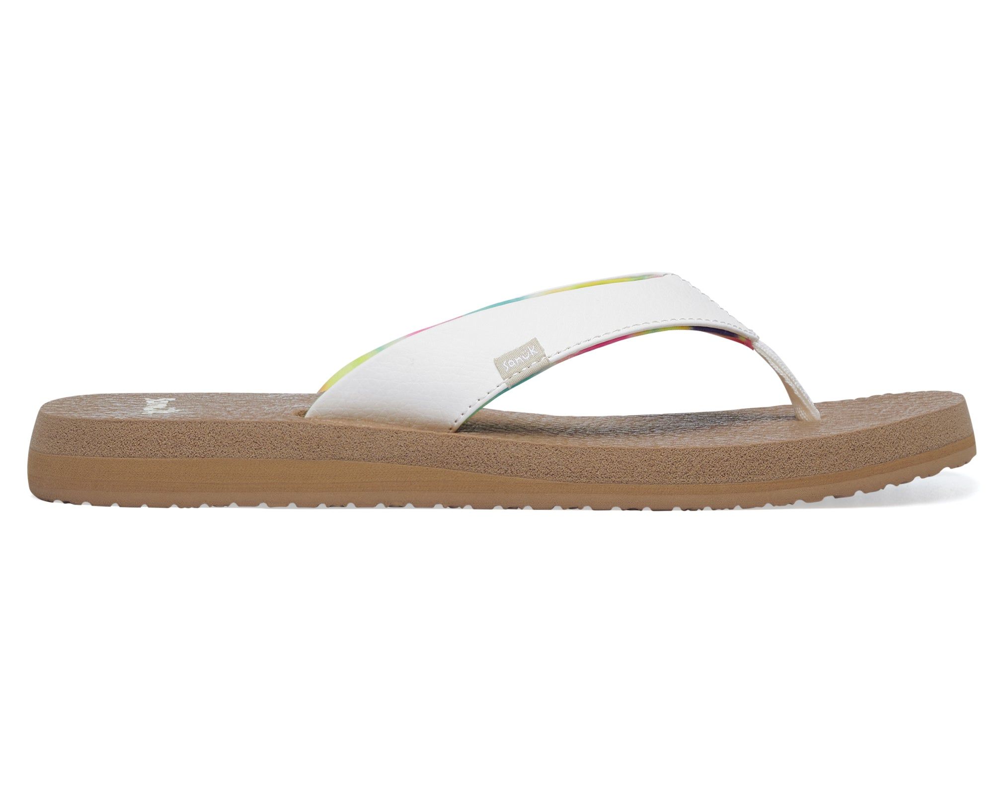 Sanuk Yoga Mat Sandals White | RFTS-29340