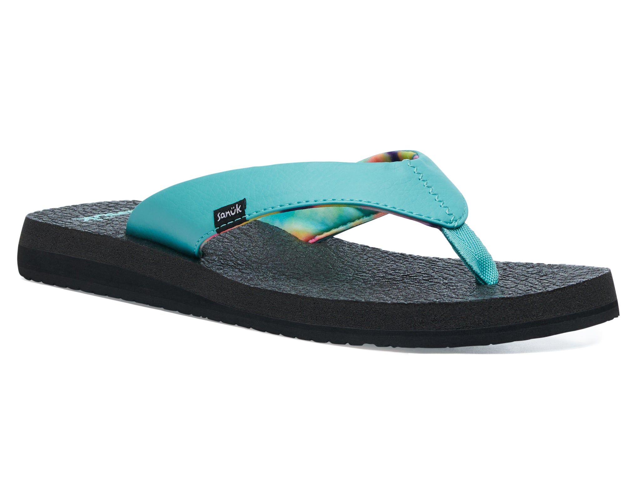 Sanuk Yoga Mat Turquoise Sandals Turquoise | SKPC-74821